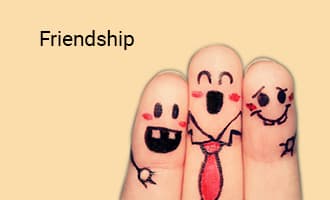 Friendship group greeting cards