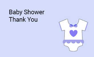 Baby Shower Thank You group greeting cards