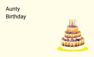 Aunt Birthday group greeting cards