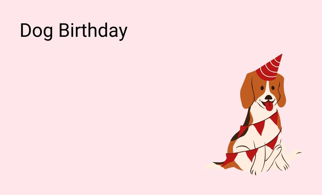 Dog Birthday group greeting cards