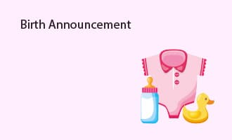 Birth Announcements invitations