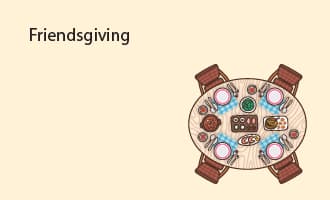 Friendsgiving invitations