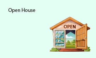 Open House Party invitations