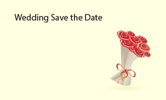 Wedding Save the Date invitations