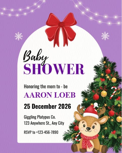 Winter Baby Shower Winter Baby Shower