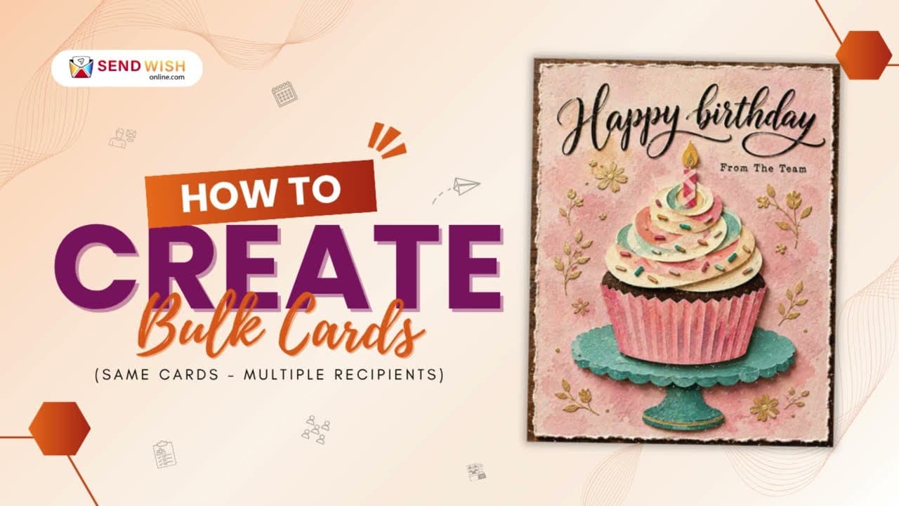 How to create a group card video