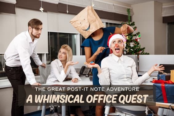 The Great Post-It Note Adventure: A Whimsical Office Quest