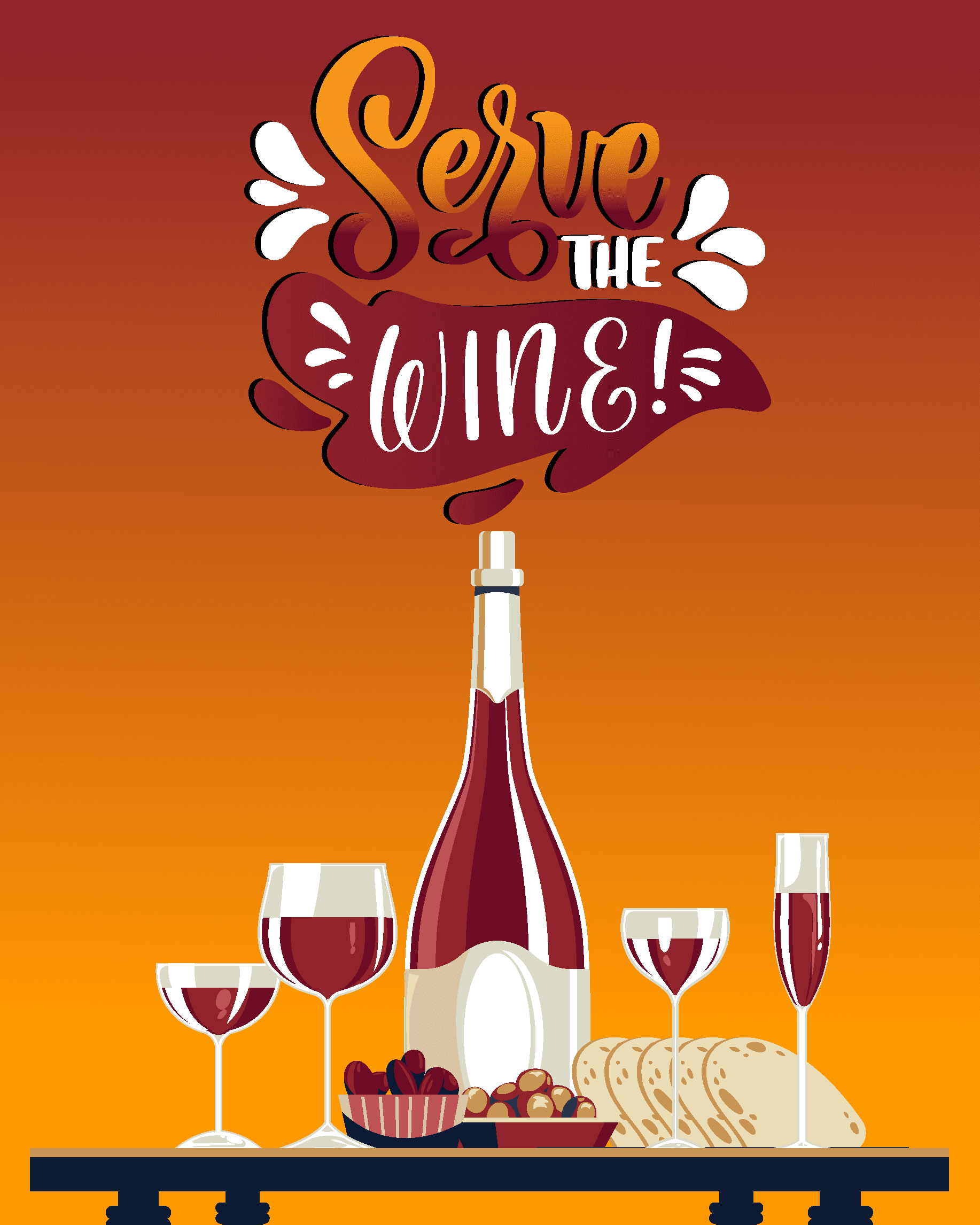 serve the wine serve the wine