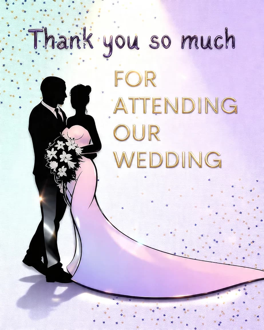 Elegant Wedding Silhouette Elegant Wedding Silhouette