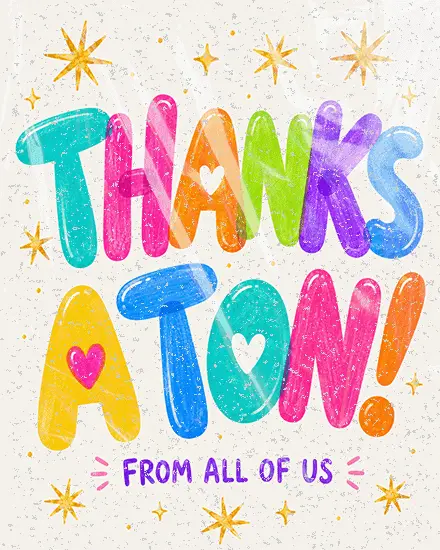 Ton Of Gratitude Ton Of Gratitude