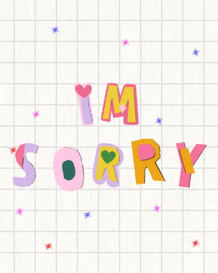Cut Paper Apology Cut Paper Apology