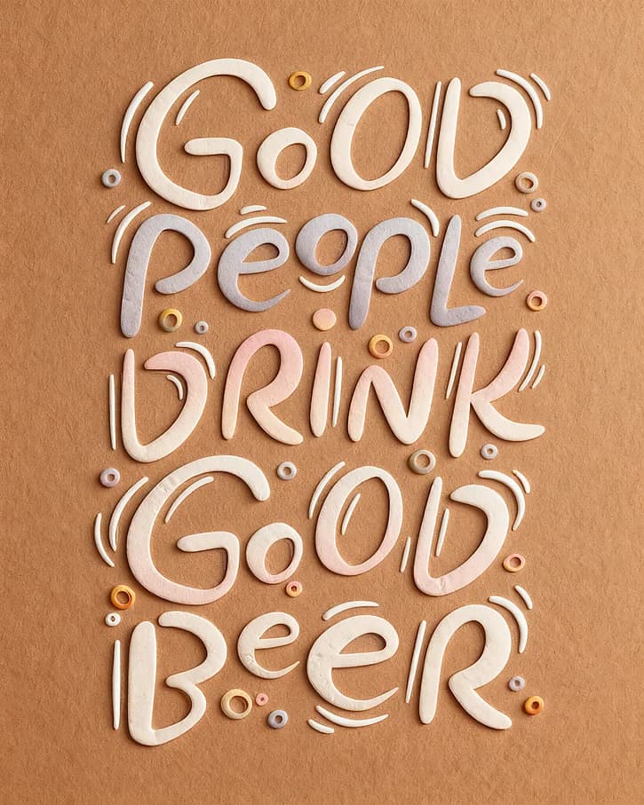 Textured Craft Lettering Textured Craft Lettering