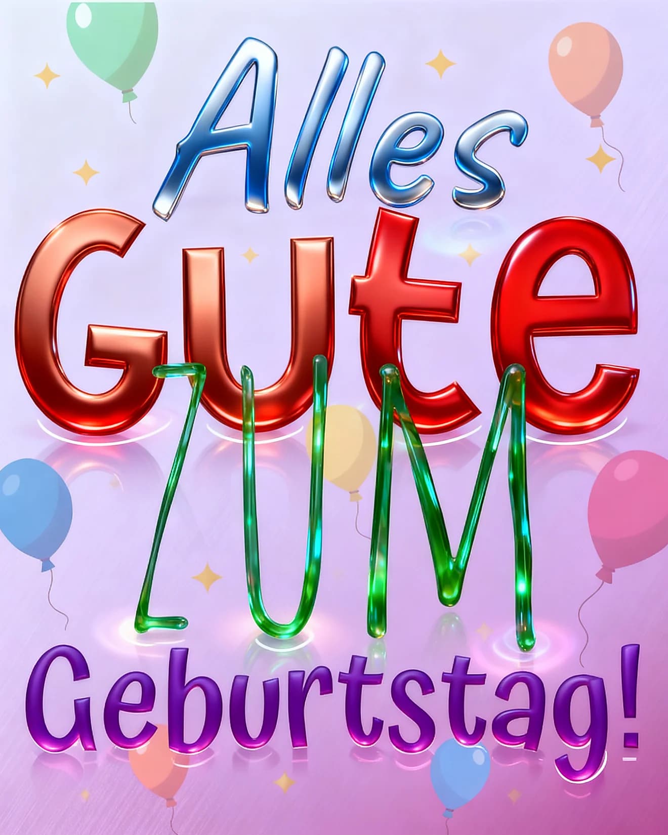 Alles Gute Glänzend Bunt Alles Gute Glänzend Bunt