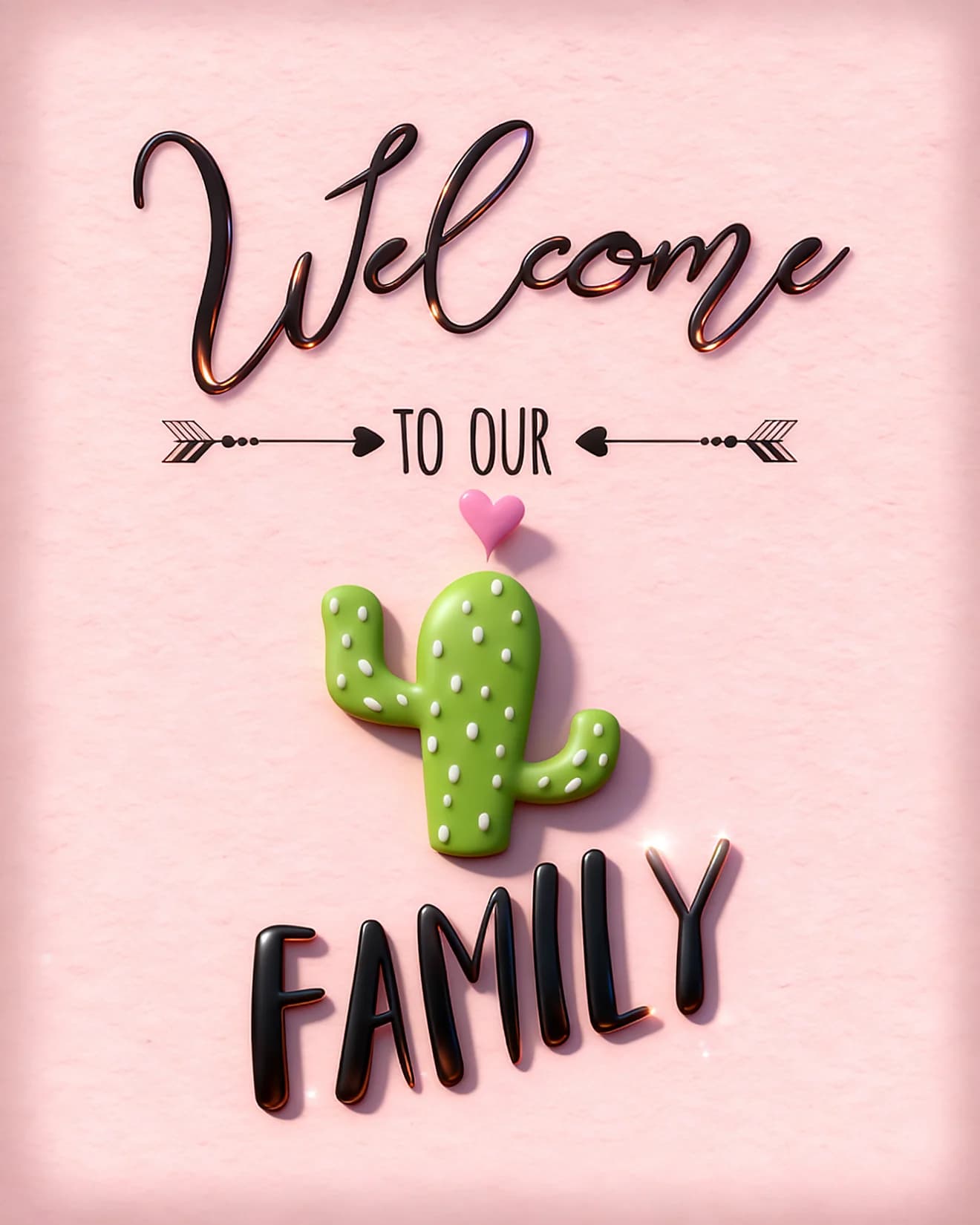 Cactus Heart Family Cactus Heart Family