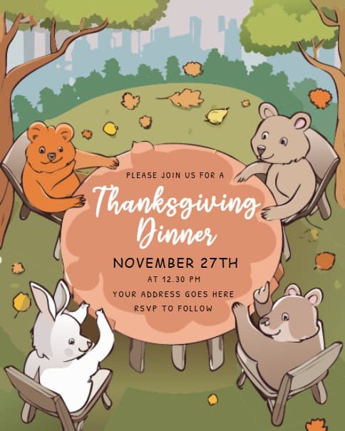 Park Picnic Thanksgiving Park Picnic Thanksgiving