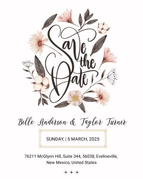 floral typograpy floral typograpy