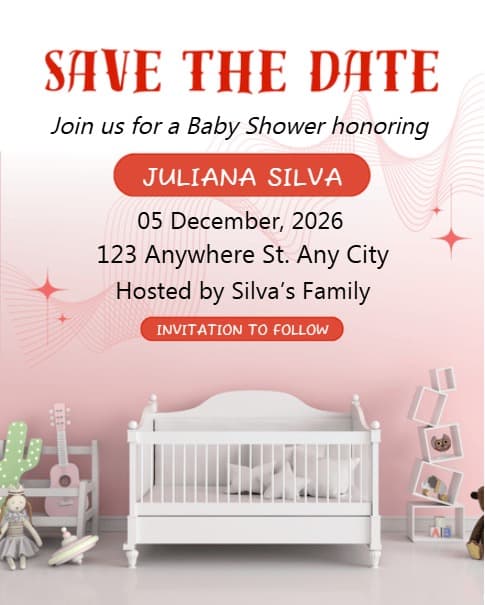 Baby Shower Announcement Baby Shower Announcement