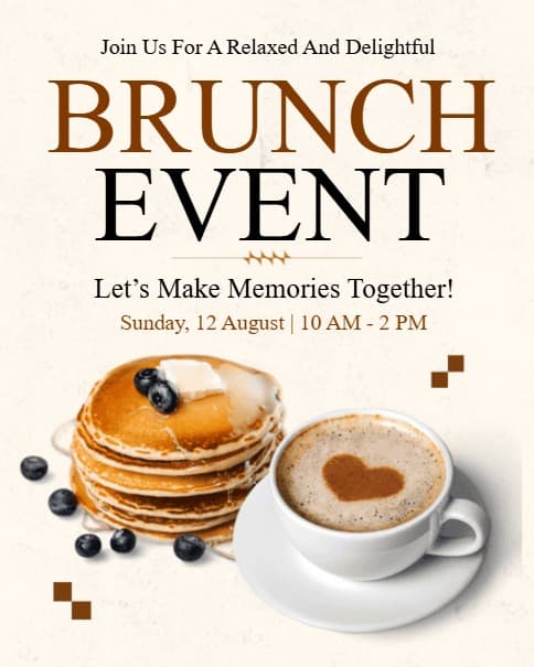 Brunch Event Invitation Brunch Event Invitation