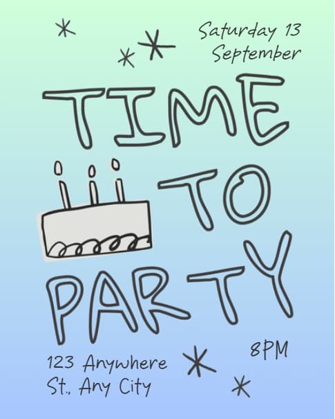 Cute Doodle Party Cute Doodle Party