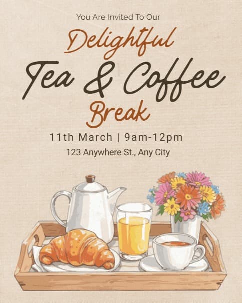 Delightful Tea & Coffee Break Delightful Tea & Coffee Break