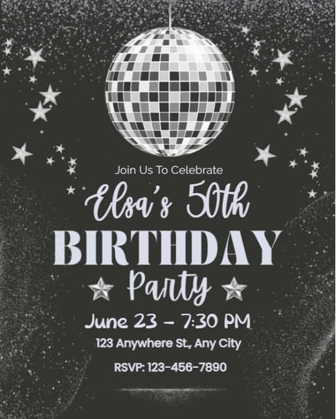 Disco Milestone Birthday Disco Milestone Birthday