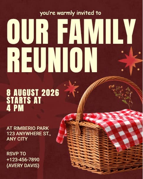 Family Picnic Reunion Family Picnic Reunion