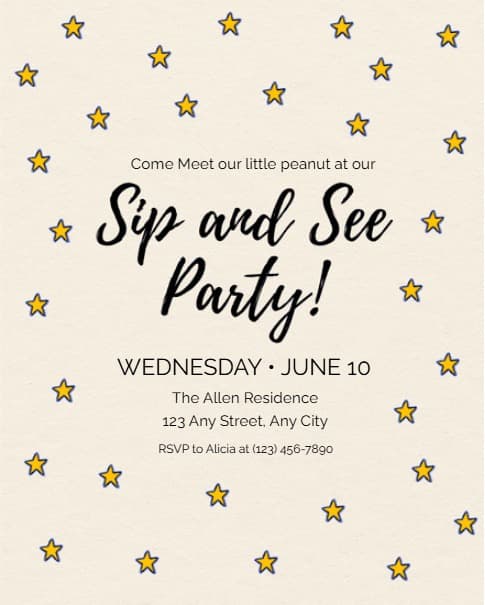 Starry Sip & See Starry Sip & See