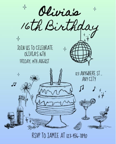Sweet Sixteen Party Sweet Sixteen Party