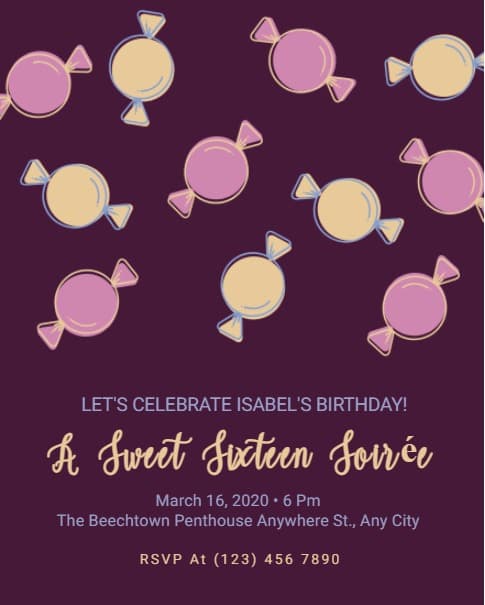 Sweet Sixteen Soirée Sweet Sixteen Soirée