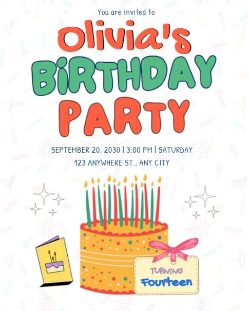 Teen Birthday Bash Teen Birthday Bash