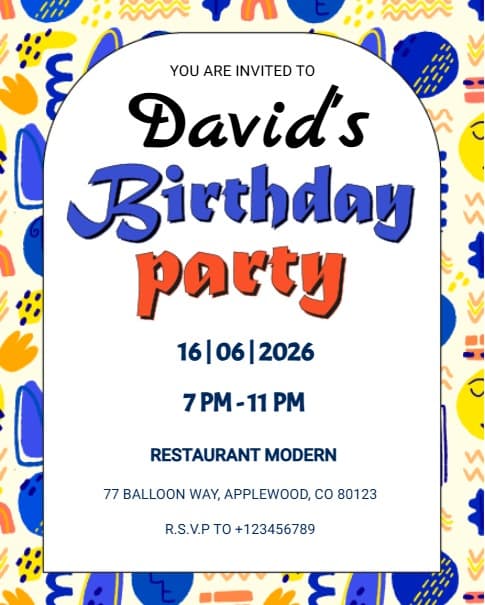 Trendy Birthday Celebration Trendy Birthday Celebration